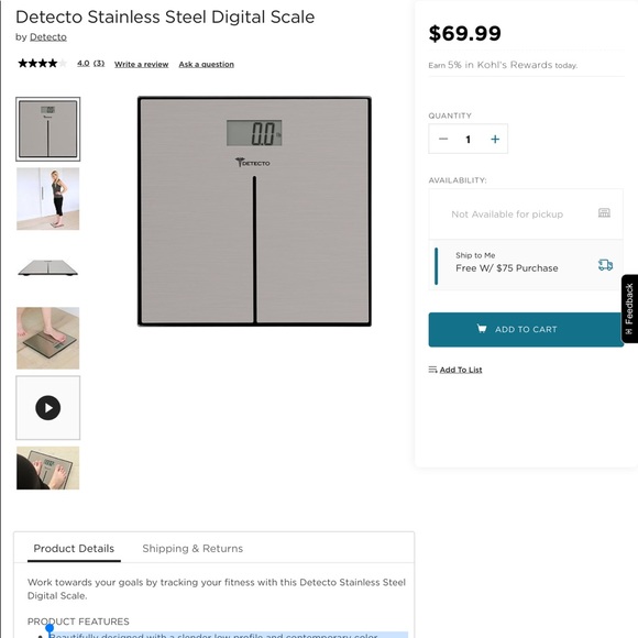 Bathroom Scales - Picture 1 of 4